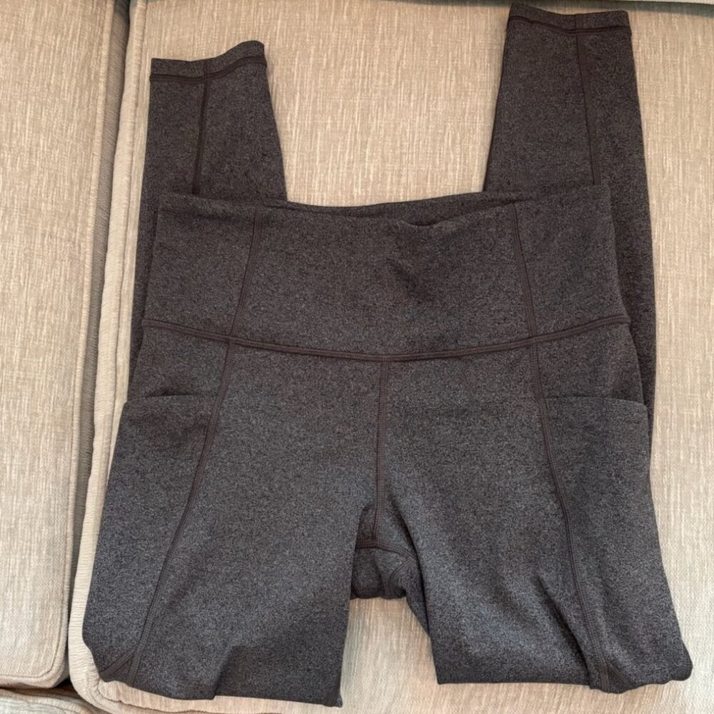 Athleta Tights, Stash Pocket Salutation Tight, Size Medium